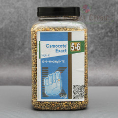 Удобрение Osmocote Exact High-K 5-6 м, 12+7+19+Te, 1 кг ПЭТ