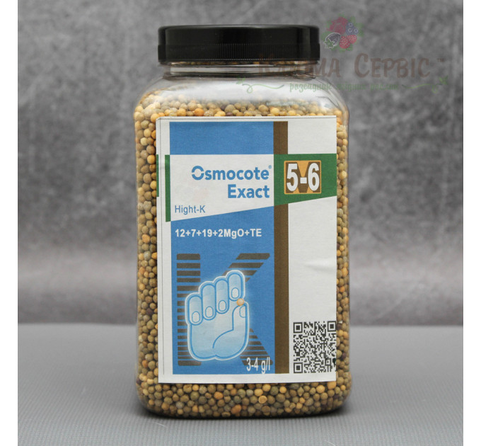Добриво Osmocote Exact High-K 5-6 м, 12+7+19+Te, 1 кг ПЭТ