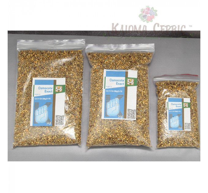 Удобрение Osmocote Exact High-K 5-6 м, 12+7+19+Te, 200 гр