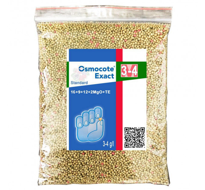 Osmocote Exact Standard 3-4м 16+9+12+2Mg+TE, 1 кг