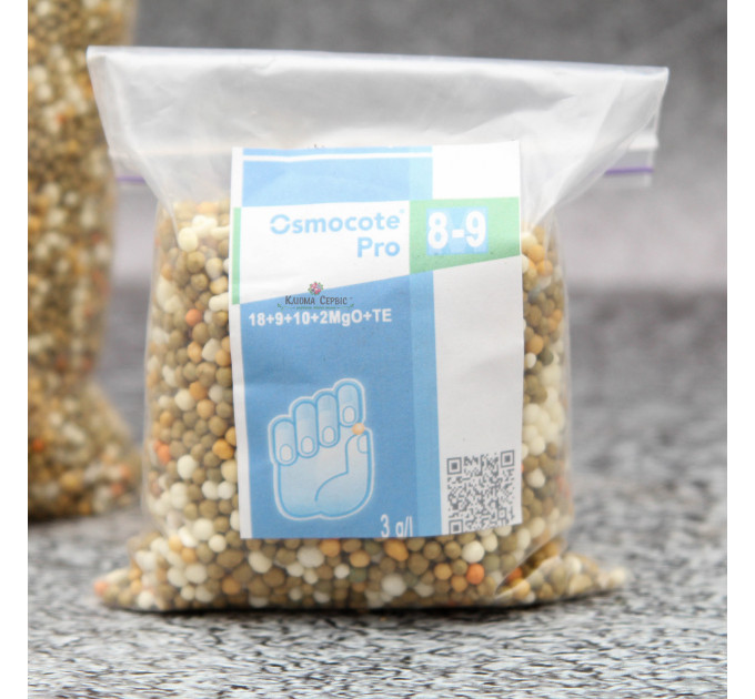 Удобрение Osmocote Pro 8-9 M 18+9+10+2MgO+Te, 0.5 кг