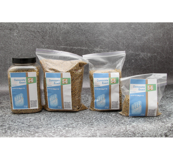 Osmocote Exact Standard 5-6 м 15+9+12+2Mg+Te, 200 грамм