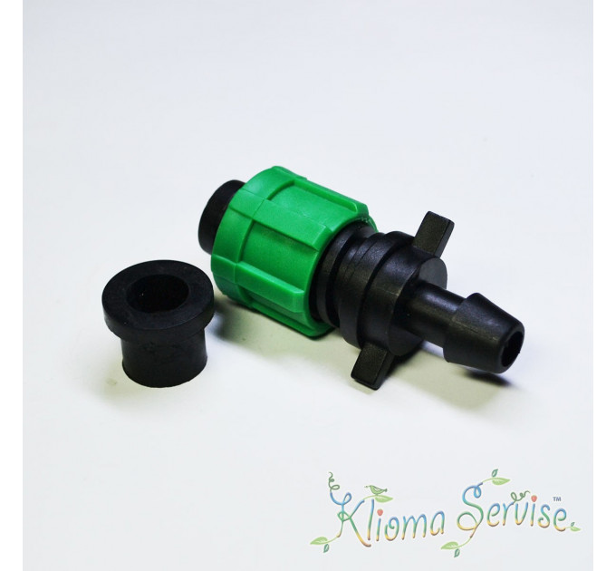 Фитинг стартер с резинкой для капельной ленты