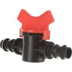 Кран проходной для капельной трубки