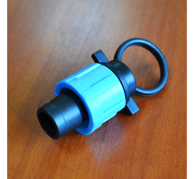 Заглушка для капельной ленты зажимная