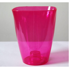 Горшок/кашпо Орхидейница 17,5 см, малиновая