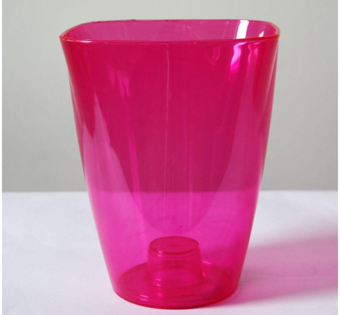 Горшок/кашпо Орхидейница 17,5 см, малиновая