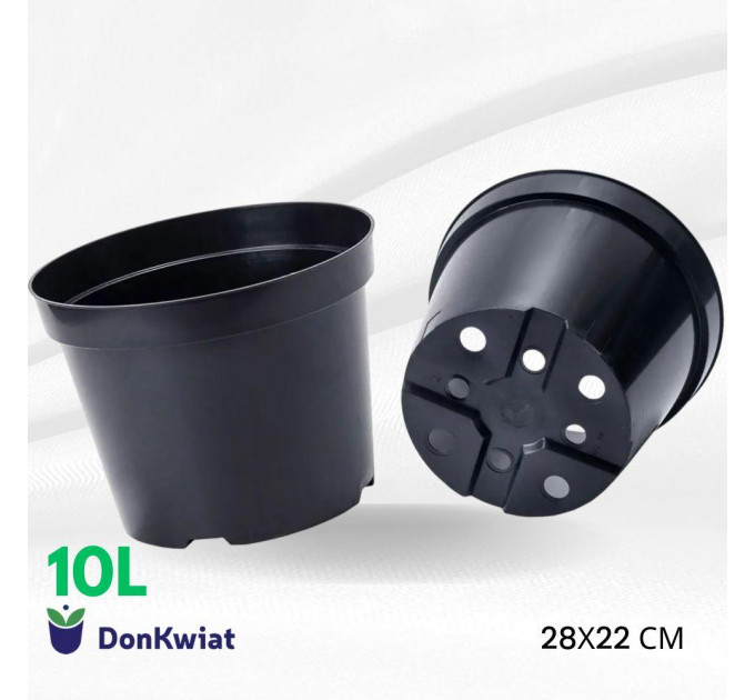 Горшок круглый 10 л 28*22, Donkwiat RS10