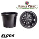 Горшок Kloda круглый 1,5 л (15*12,5) чёрный
