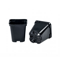 Горшок квадратный 0.5 л 9*9*9.6, Donkwiat S0.5B (P9)