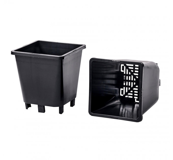 Горшок квадратный для ягодных 5 л 19.5*19.5*21, Donkwiat F5