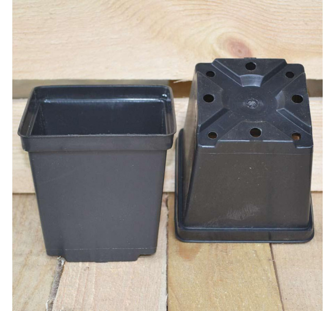 Горшок квадратный 2.5 л 15*15*16.5, Donkwiat S2.5