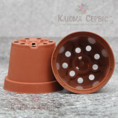 Горшок Kloda круглый 0,29 л (9*6,8) терракотовый