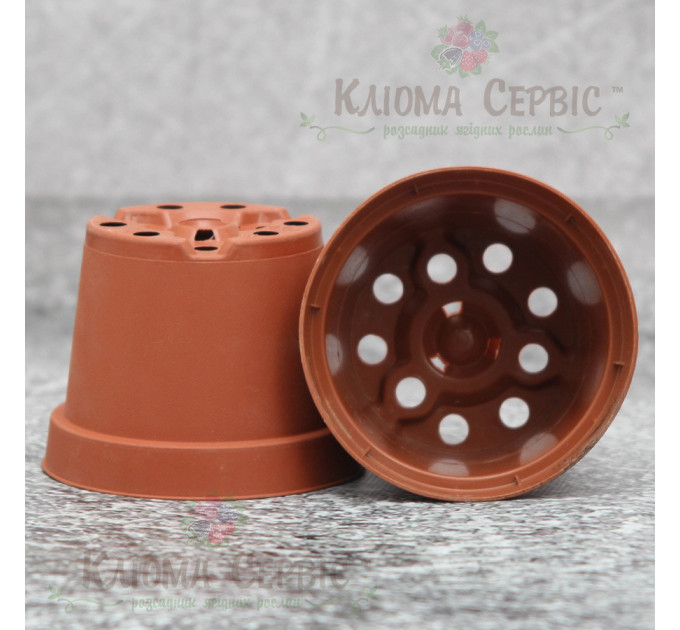 Горшок Kloda круглый 0,29 л (9*6,8) терракотовый