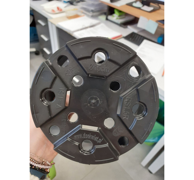 Горшок круглый 1.5 л 15*12.5, Donkwiat RS1.5R