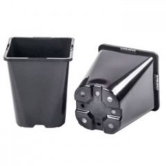 Горшок квадратный 1 л 11*11*12.5, Donkwiat SR1A 