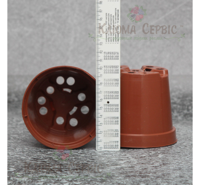 Горшок Kloda круглый 0,49 л (10,5*8,3) терракотовый