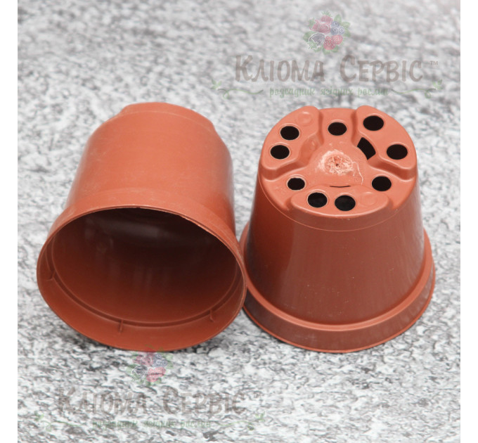 Горшок Kloda круглый 0,49 л (10,5*8,3) терракотовый