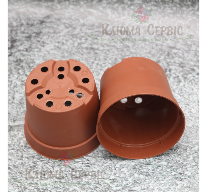 Горшок Kloda круглый 0,63 л (12*9) терракотовый