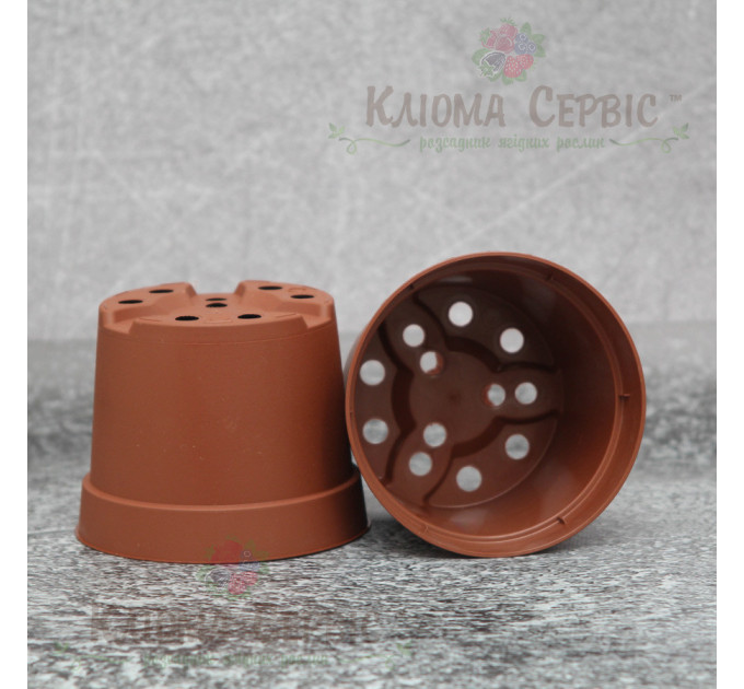 Горшок Kloda круглый 0,63 л (12*9) терракотовый