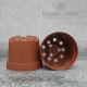 Горшок Kloda круглый 0,63 л (12*9) терракотовый