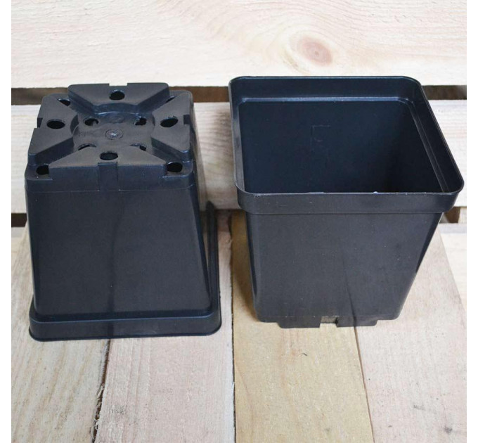 Горшок квадратный 1 л 11*11*12, Donkwiat S1