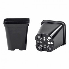 Горшок квадратный 0.5 л 9x9x9.6, Donkwiat S0.5A(P9)