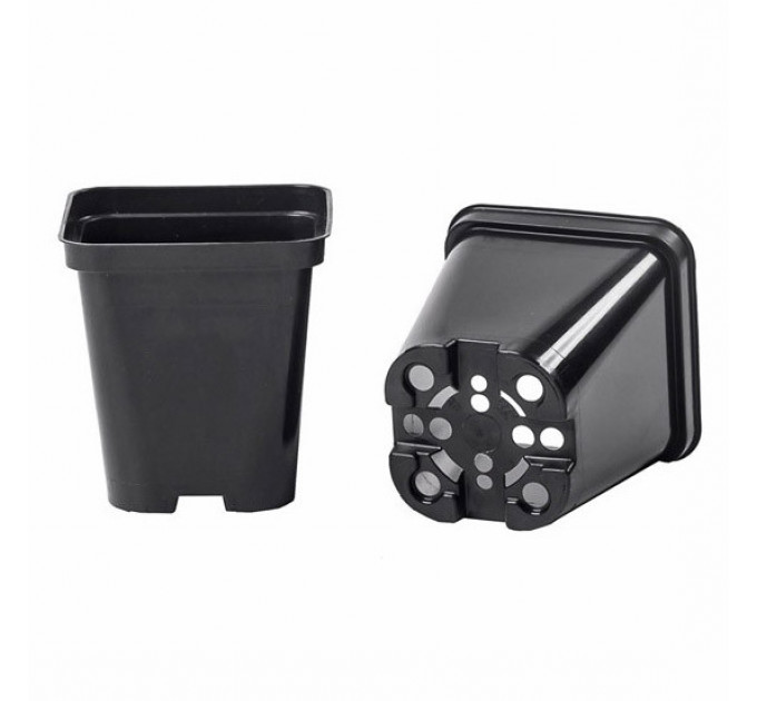 Горшок квадратный 0.5 л 9x9x9.6, Donkwiat S0.5A(P9)