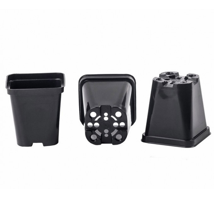 Горшок квадратный 0.5 л 9x9x9.6, Donkwiat S0.5A(P9)