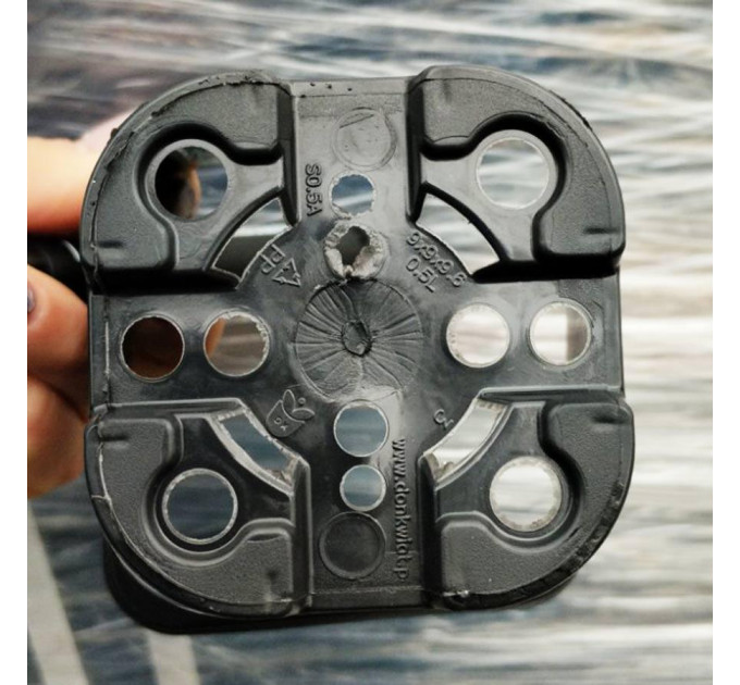 Горшок квадратный 0.5 л 9x9x9.6, Donkwiat S0.5A(P9)