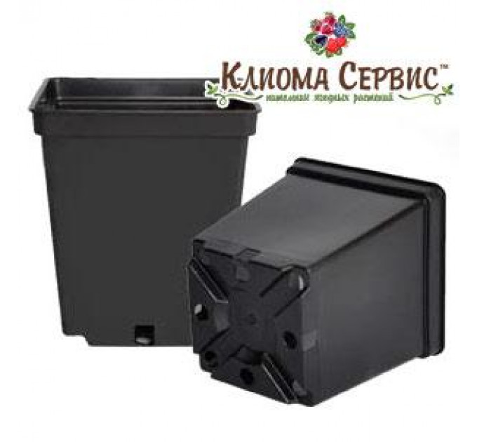 Горшок квадратный 1 л 11*11*12, Donkwiat S1