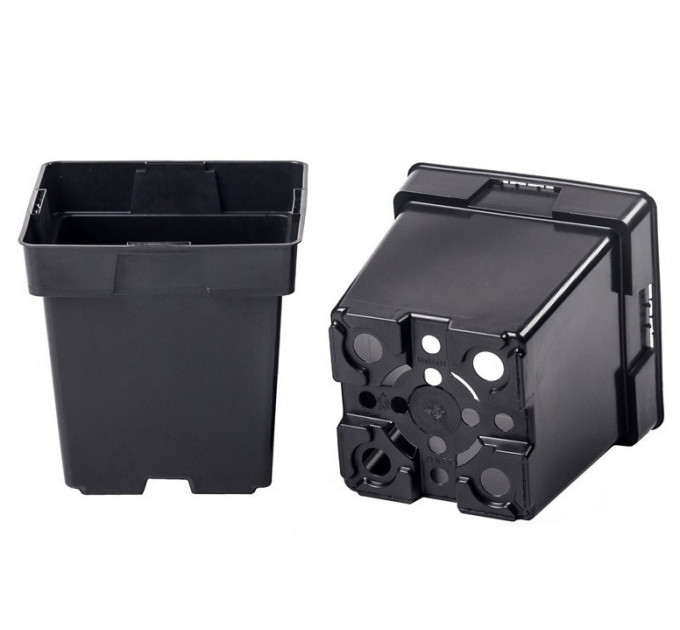 Горшок квадратный 2 л 14*14*14, Donkwiat S2A