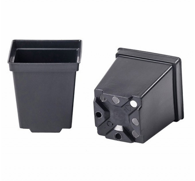 Горшок квадратный 0.5 л 9*9*10, Donkwiat, S0.5 (P9)