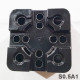 Горщик квадратний 0.5 л 9*9*9.6, Donkwiat S0.5A1
