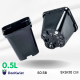 Горшок квадратный 0.5 л 9*9*9.6, Donkwiat S0.5B (P9)