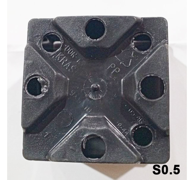 Горщик квадратний 0.5 л 9*9*10, Donkwiat, S0.5 (P9)