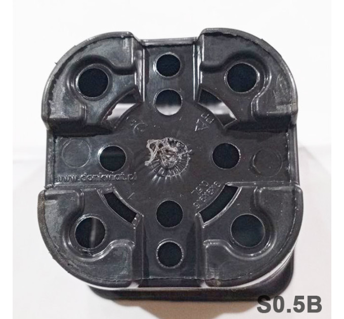 Горщик квадратний 0.5 л 9*9*9.6, Donkwiat S0.5B (P9)