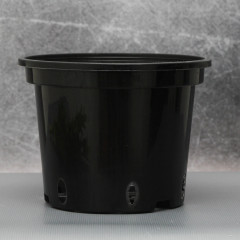 Горшок круглый 1,5 л. черный