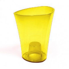 Горшок "Венус", прозоро-жовтый