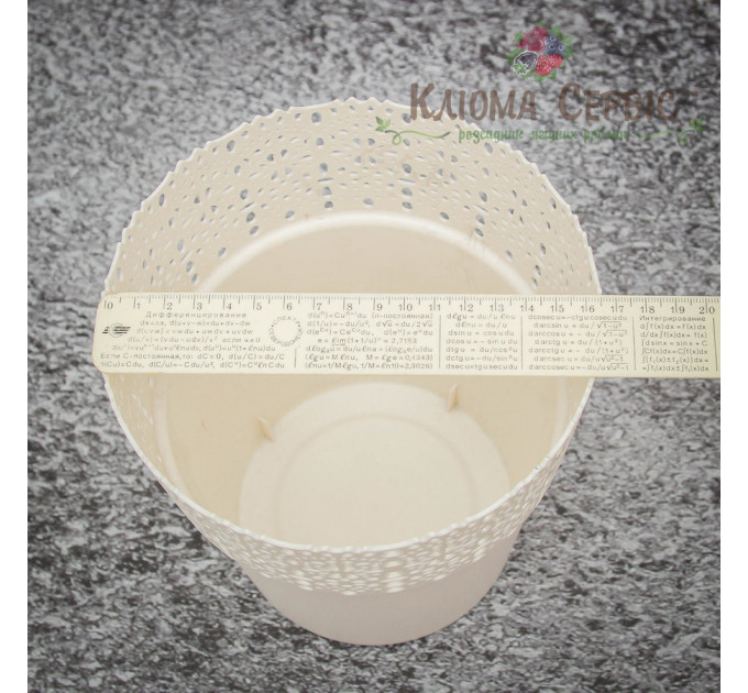 Горшок для цветов Белла,170см, кремовый