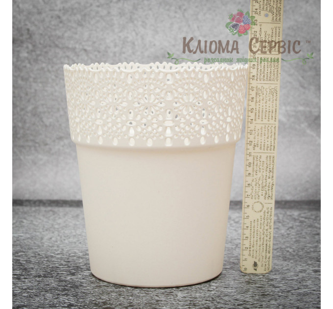 Горшок для цветов Белла,170см, кремовый