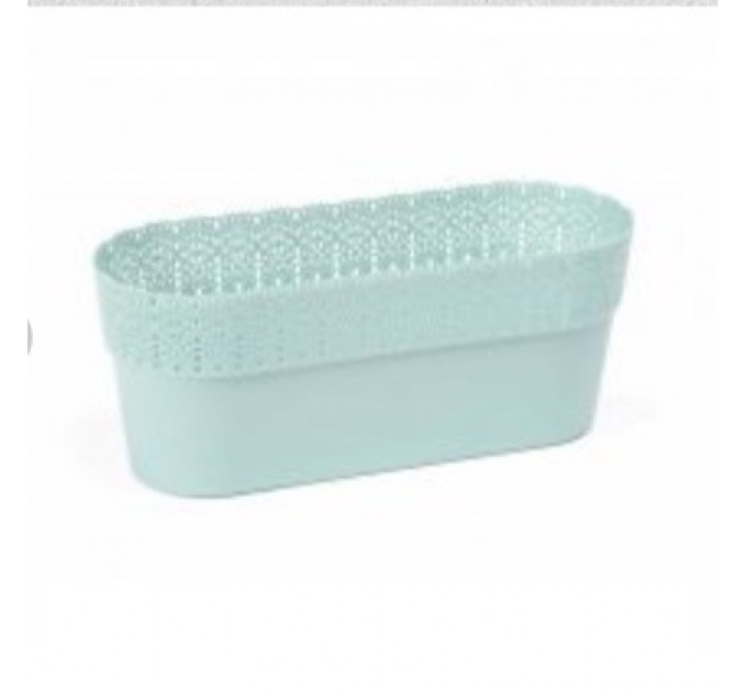 Горшок для цветов Белла Овальный 300 мятный