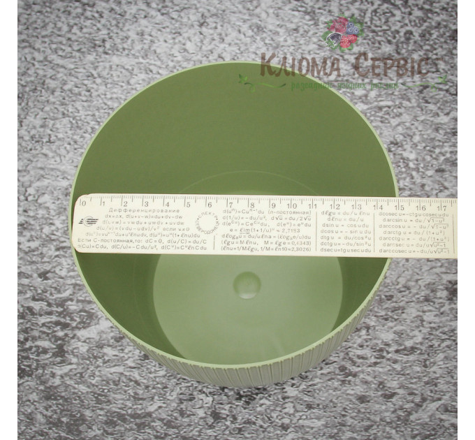 Горшок для цветов Магнолия Джампер 160 мм оливковый