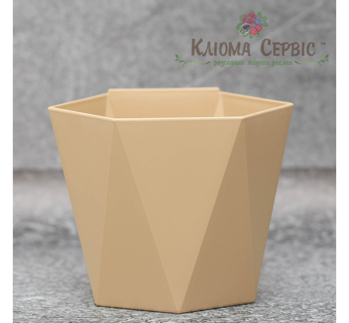 Горшок/кашпо Хеца 125 капучино