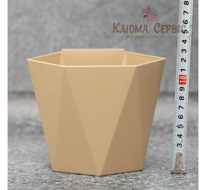 Горшок/кашпо Хеца 125 капучино