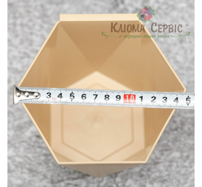 Горшок/кашпо Хеца 125 капучино