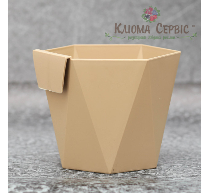 Горшок/кашпо Хеца 125 капучино