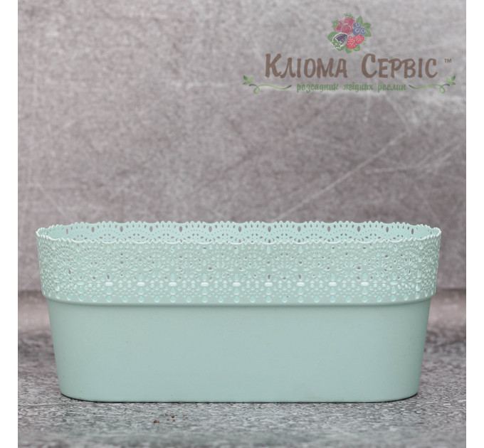 Горшок для цветов Белла Овальный 300 мятный
