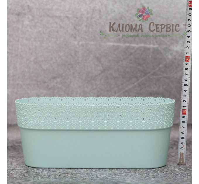 Горшок для цветов Белла Овальный 300 мятный