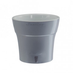 Горшок для цветов Santino DALI, 1.2 л, дымчатый серый-серый